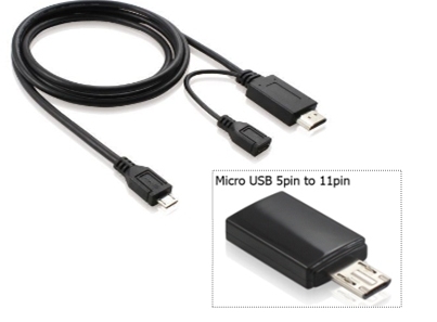 Адаптер micro USB в HDMI MHL 5pin